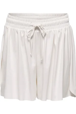 ONLY Onpenya Hw Loose Shorts Sport Sport Clothing Sport Shorts Sport Casual Shorts White