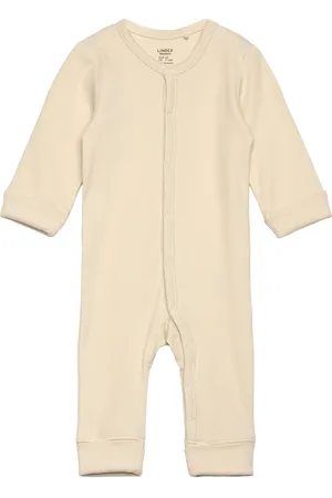 Lindex Sie Rib Solid Newborn Pitkähihainen Body Beige