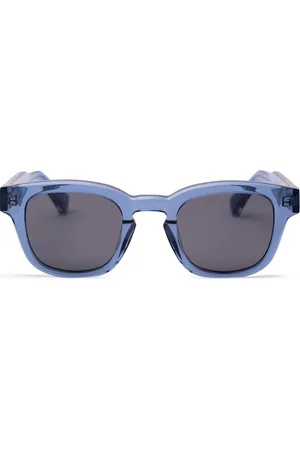 Messyweekend Austin Accessories Sunglasses D-frame- Wayfarer Sunglasses Blue