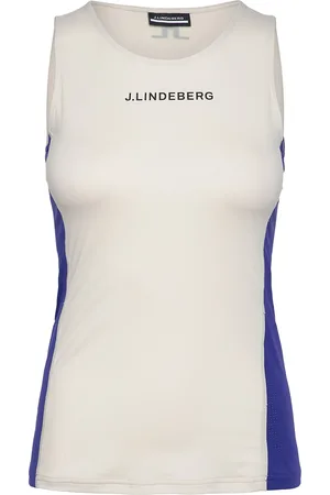 J Lindeberg Tanice Top Sport Women Sport Clothing Sports Tops & T-shirts Sport Tank Tops White