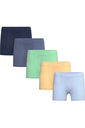 Lindex Boxer 5 Pack Hidden Elastic So Alusvaatteet Blue