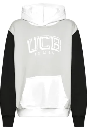 Benetton Sweater W/Hood Tops Sweat-shirts & Hoodies Hoodies Grey