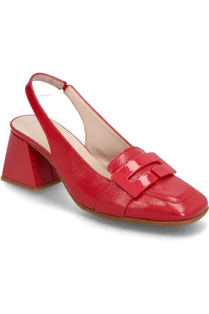 Wonders Rebeca Shoes Sling Backs Heeled Slingbacks Red