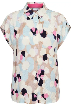 Numph Nugracie Shirt Tops Blouses Short-sleeved Multi/patterned