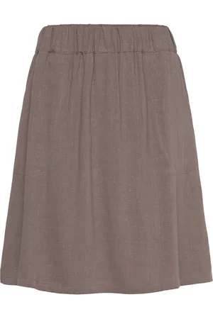 Rosemunde Rwaicha Mw Skirt Skirts Knee-length & Midi Skirts Brown