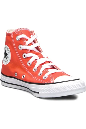 Converse Ctas Hi Vermillion Red Sport Sport Shoes Sport Sneakers Sport High Top Sneakers Coral
