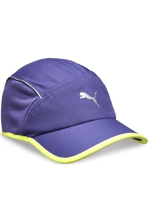 PUMA Runner Short Visor 5 Panel Cap Sport Sport Accessories Sport Caps Purple