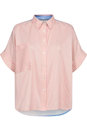 Numph Nudiamond Shirt Tops Blouses Short-sleeved Red