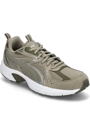 PUMA Milenio Tech Suede Sport Women Sport Shoes Sport Sneakers Sport Low Top Sneakers Khaki Green