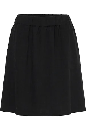 Rosemunde Rwaicha Mw Skirt Skirts Knee-length & Midi Skirts Black