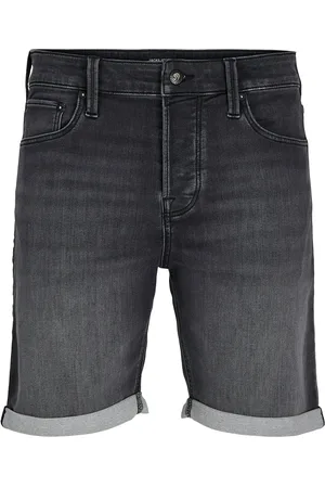 JACK & JONES Jjirick Jjicon I.k. Shorts Ge 062 Sn Bottoms Shorts Denim Black Jack & J S