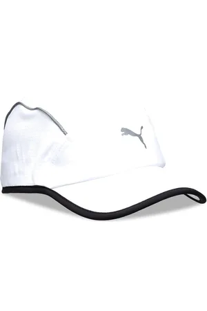 PUMA Runner Short Visor 5 Panel Cap Sport Sport Accessories Sport Caps White