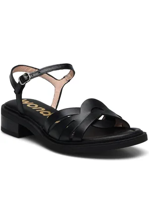 Wonders Giovanna Shoes Sandals Flat Sandals Black