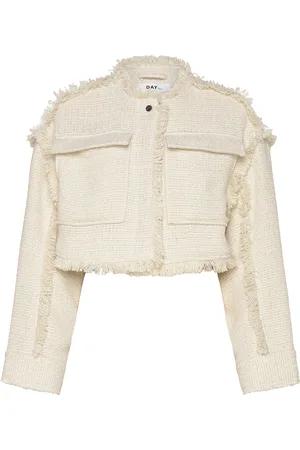 DAY Birger et Mikkelsen Violette - Tactual Surface Designers Jackets Light-summer Jacket Cream