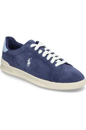 Ralph Lauren Heritage Court Ii Suede Sneaker Matalavartiset Sneakerit Tennarit Blue