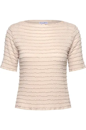 Lindex Top Sigge Tops T-shirts & Tops Short-sleeved Beige