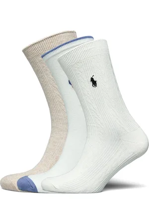 Ralph Lauren Bci Cotton-Trvlr Br Gbx-Crw-Gfb Lingerie Socks Regular Socks Multi/patterned