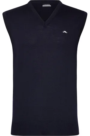 J Lindeberg Liam Knitted Vest Sport Sport Clothing Sport Sweat-shirts & Hoodies Sport Knitwear Navy