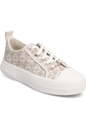 Michael Kors Evy Lace Up Matalavartiset Sneakerit Tennarit Cream