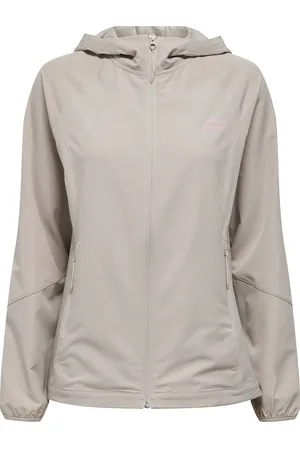 ONLY Onpbase Hn Hood Fz Ls Tech Jck Sport Women Sport Clothing Sport Sweat-shirts & Hoodies Sport Hoodies Grey