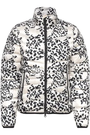 J Lindeberg Lara Light Down Jacket Print Sport Women Sport Clothing Sport Outerwear Sport Jackets Sport Outdoor Jackets Beige