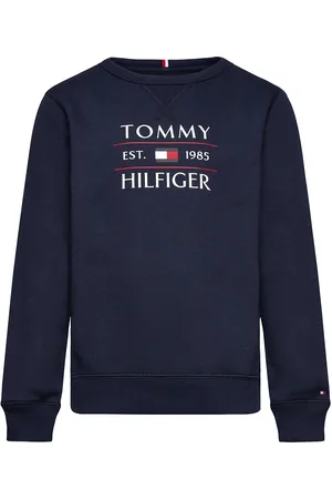Tommy Hilfiger Tommy Flag Hilfiger Sweatshirt Tops Sweat-shirts & Hoodies Sweat-shirts Navy