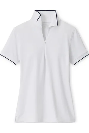 Peter Millar Whitworth Sport Mesh Short Sleeve Polo Sport Sport Clothing Sports Tops & T-shirts Sport Polos White