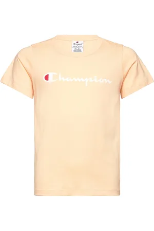 Champion Ss Tee Sport T-shirts Short-sleeved Beige