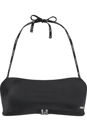 HUGO BOSS Pure_Bandeau Swimwear Bikinis Bikini Tops Bandeau Bikinitops Black
