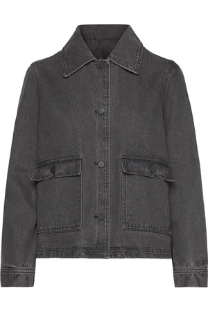 Brixtol Sissel Denim Farkkutakki Denimtakki Black