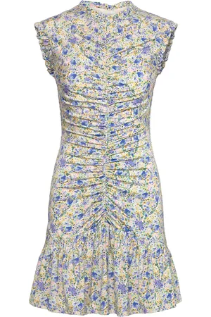 By Malina Agnes Draped Jersey Mini Dress Lyhyt Mekko Multi/patterned