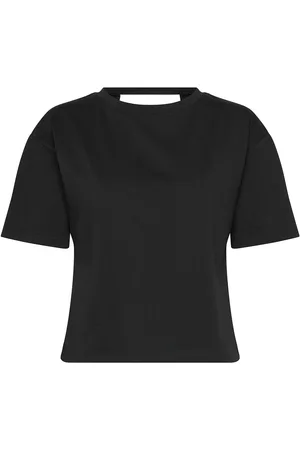 Suncoo Marti Tops Blouses Short-sleeved Black