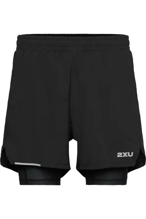 2XU Aero Mesh 2-In-1 5 Inch Shorts Sport Men Sport Clothing Sport Shorts Sport Training Shorts Black