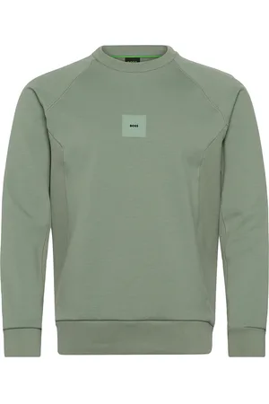 HUGO BOSS Salbo Rib Sport Sport Clothing Sport Sweat-shirts & Hoodies Sport Sweat-shirts Green