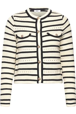 Suncoo Ganeo Tops Knitwear Cardigans Cream