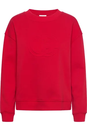 Coster Copenhagen Logo Sweatshirt Tops Sweat-shirts & Hoodies Sweat-shirts Red