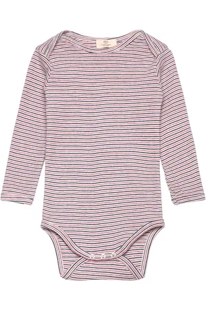 Copenhagen Colors Striped Long Sleeve Body Bodies Long-sleeved Multi/patterned