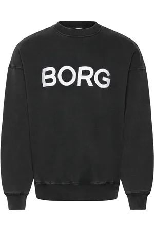 Björn Borg Borg Over D Logo Sweatshirt Sport Men Sport Clothing Sport Sweat-shirts & Hoodies Sport Sweat-shirts Black