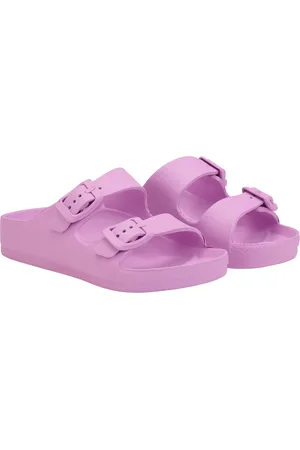 Color Kids Sandals W. Buckles Shoes Summer Shoes Sandals Purple