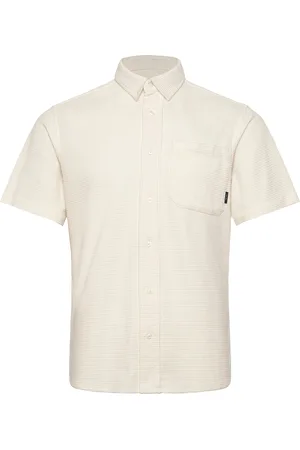 INDICODE Inhiels Tops Shirts Short-sleeved Shirts Cream