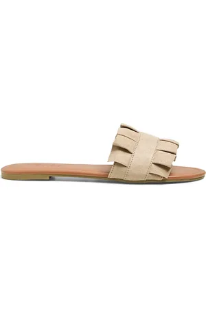 Pieces® Psnola Sandal Matalapohjaiset Sandaalit Beige
