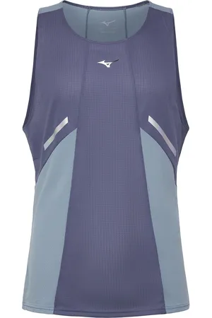 Mizuno Dryaeroflow Tank Sport Sport Clothing Sport Tops Sport Tank Tops Blue