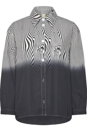Brixtol Stella Tops Blouses Long-sleeved Black
