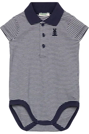Benetton Bodysuit Bodies Short-sleeved Navy