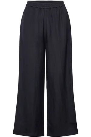 Movesgood Com Trousers Bottoms Trousers Wide Leg Navy