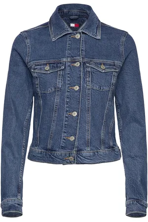 Tommy Hilfiger Vivianne Skn Jacket Ext Bi8130 Farkkutakki Denimtakki Blue