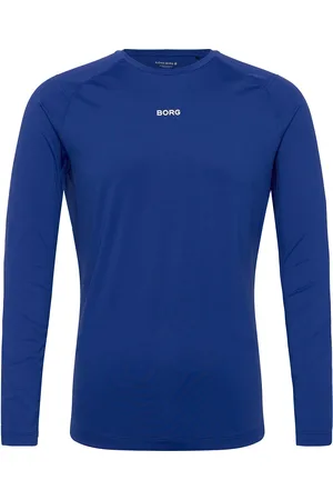 Björn Borg Borg Soft Compression Ls T-Shirt Sport Men Sport Clothing Sport Tops Sport Long Sleeved Tops Blue