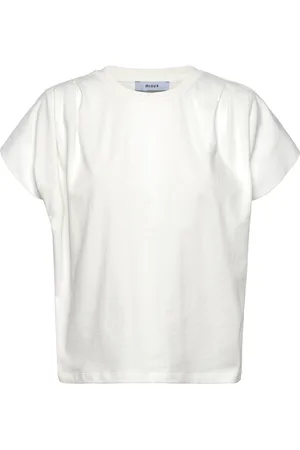 Minus Mssevira T-Shirt Tops T-shirts & Tops Short-sleeved White
