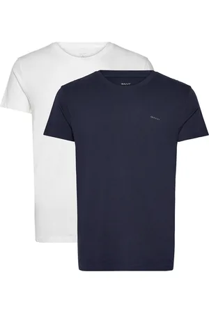 GANT C-Neck T-Shirt 2-Pack Tops T-shirts Short-sleeved Multi/patterned