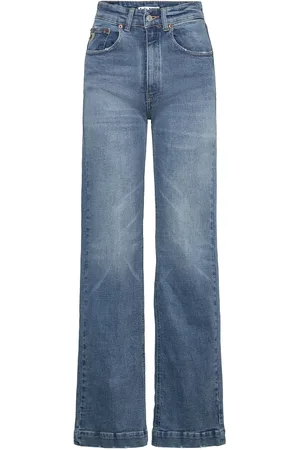 Lois Rosa Bull Vintage Bottoms Jeans Wide Blue